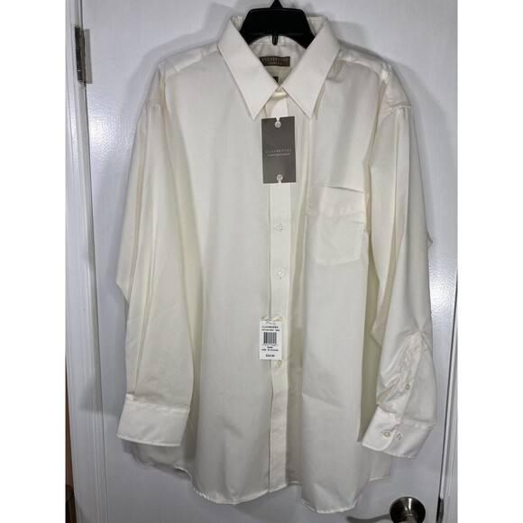 Other - Claybrooke Wrinkle Free Button Down Dress Shirt (Men’s Size 18 1/2-34/35) • NWT